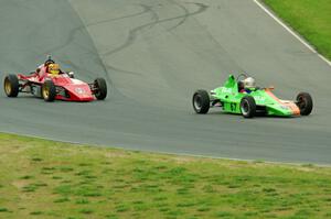 John Hogdal's Citation-Zink Z-16 Formula Ford and Darrell Peterson's LeGrand Mk.21 Formula Ford