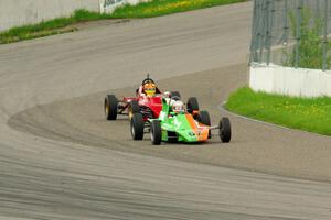 John Hogdal's Citation-Zink Z-16 Formula Ford and Darrell Peterson's LeGrand Mk.21 Formula Ford