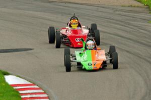 John Hogdal's Citation-Zink Z-16 Formula Ford and Darrell Peterson's LeGrand Mk.21 Formula Ford