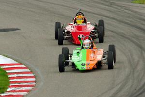 John Hogdal's Citation-Zink Z-16 Formula Ford and Darrell Peterson's LeGrand Mk.21 Formula Ford