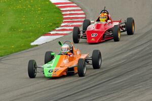 John Hogdal's Citation-Zink Z-16 Formula Ford and Darrell Peterson's LeGrand Mk.21 Formula Ford