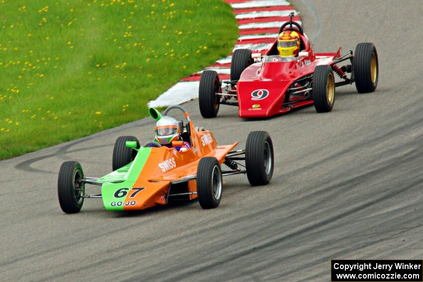 John Hogdal's Citation-Zink Z-16 Formula Ford and Darrell Peterson's LeGrand Mk.21 Formula Ford