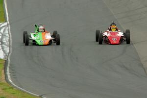 John Hogdal's Citation-Zink Z-16 Formula Ford and Darrell Peterson's LeGrand Mk.21 Formula Ford