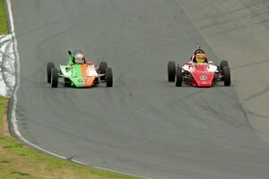 John Hogdal's Citation-Zink Z-16 Formula Ford and Darrell Peterson's LeGrand Mk.21 Formula Ford