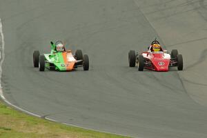 John Hogdal's Citation-Zink Z-16 Formula Ford and Darrell Peterson's LeGrand Mk.21 Formula Ford