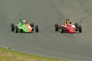 John Hogdal's Citation-Zink Z-16 Formula Ford and Darrell Peterson's LeGrand Mk.21 Formula Ford