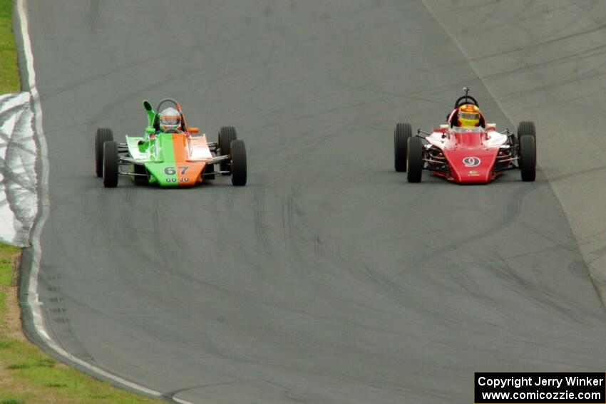 John Hogdal's Citation-Zink Z-16 Formula Ford and Darrell Peterson's LeGrand Mk.21 Formula Ford