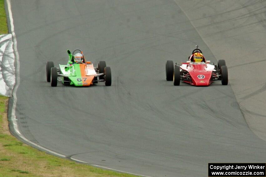 John Hogdal's Citation-Zink Z-16 Formula Ford and Darrell Peterson's LeGrand Mk.21 Formula Ford