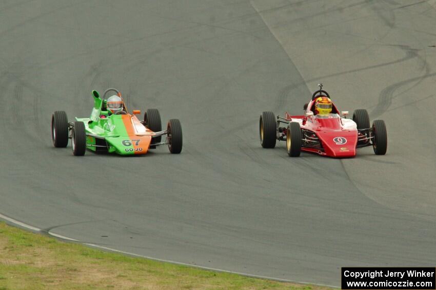 John Hogdal's Citation-Zink Z-16 Formula Ford and Darrell Peterson's LeGrand Mk.21 Formula Ford