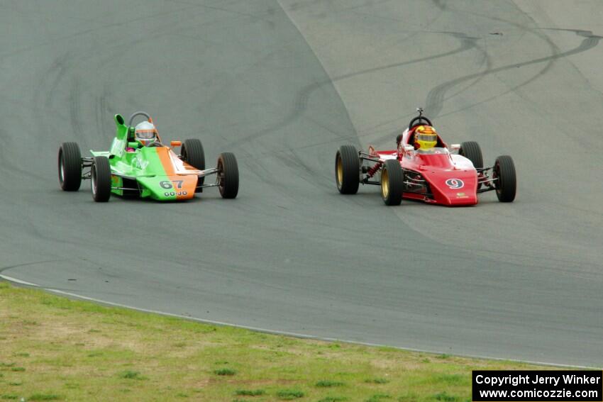 John Hogdal's Citation-Zink Z-16 Formula Ford and Darrell Peterson's LeGrand Mk.21 Formula Ford