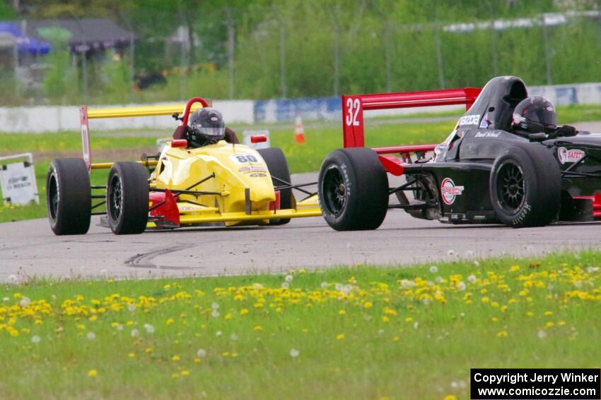 Dave Schaal's Formula Enterprises and Dylan Schenk's Van Diemen RF02/Mazda Formula Atlantic