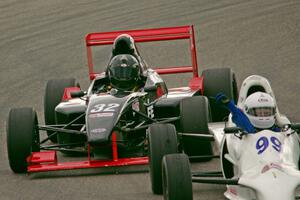 Alan Murray's Swift DB-1 Formula F and Dave Schaal's Formula Enterprises