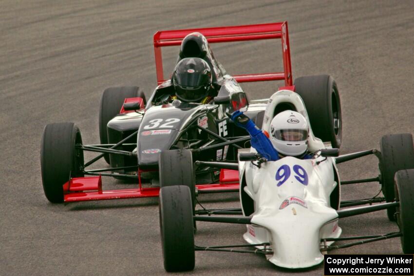 Alan Murray's Swift DB-1 Formula F and Dave Schaal's Formula Enterprises