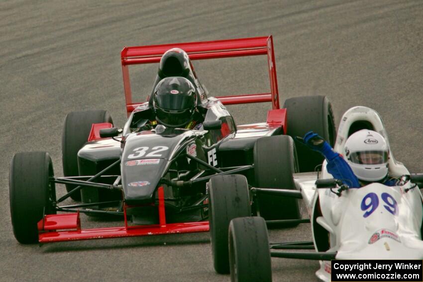 Alan Murray's Swift DB-1 Formula F and Dave Schaal's Formula Enterprises