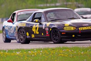 Greg Youngdahl's and Rick Buan's Spec Miata Mazda Miatas