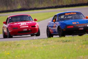 Gordon Kuhnley's and Andrew Jenkins' Spec Miata Mazda Miatas