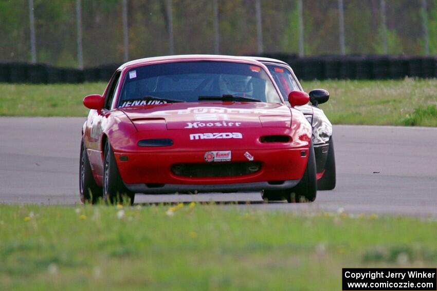 Andrew Jenkins' and Samantha Silver's Spec Miata Mazda Miatas