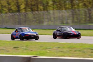 Samantha Silver's and Gordon Kuhnley's Spec Miata Mazda Miatas