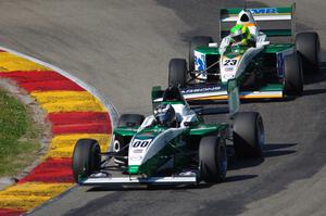 Jake Parsons' and Will Owen's Élan Pro Formula Mazdas