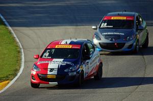 Henry Morse's and Stephanie Anderson's Mazda 2s