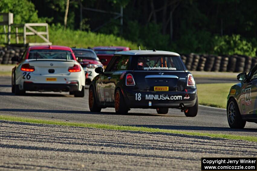 Toby Grahovec's BMW M235iR and Patrick Wilmot's MINI Cooper