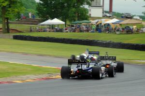 Dean Stoneman, Ed Jones and Félix Serrallés, all in Dallara IL-15s.