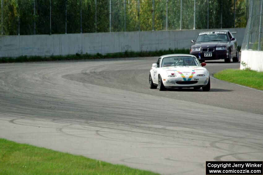 Gensoku Mazda Miata and Gopher Broke Racing BMW M3