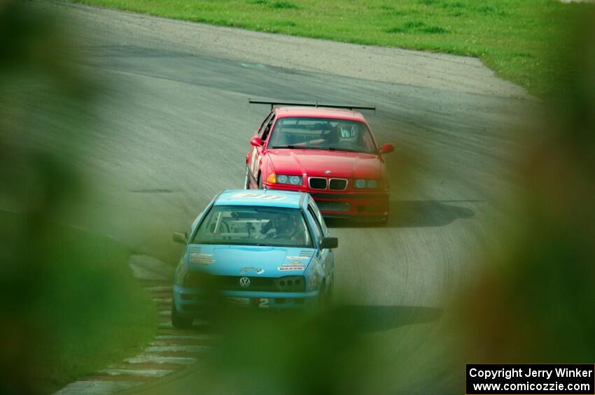 Blue Sky Racing VW Golf and In the Red 1 BMW M3