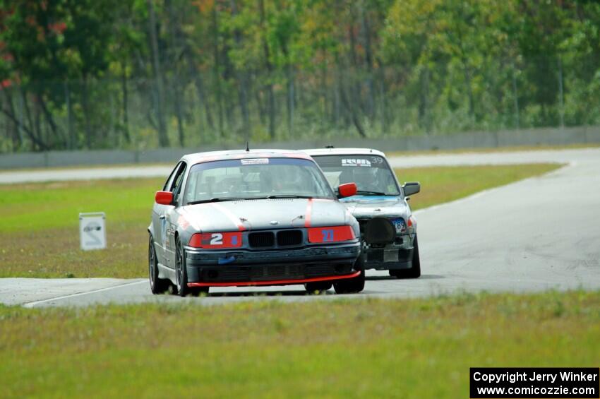 North Loop Motorsports BMW 323is and SD Faces BMW 325is