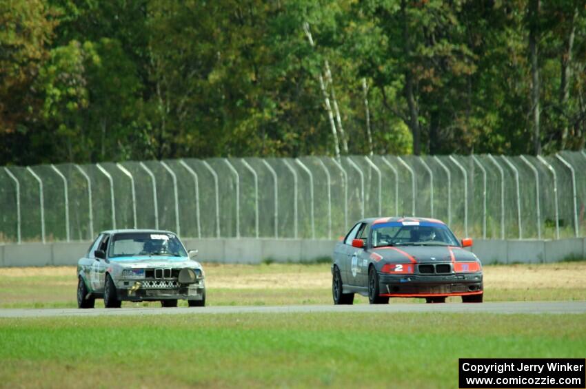 North Loop Motorsports BMW 323is and SD Faces BMW 325is