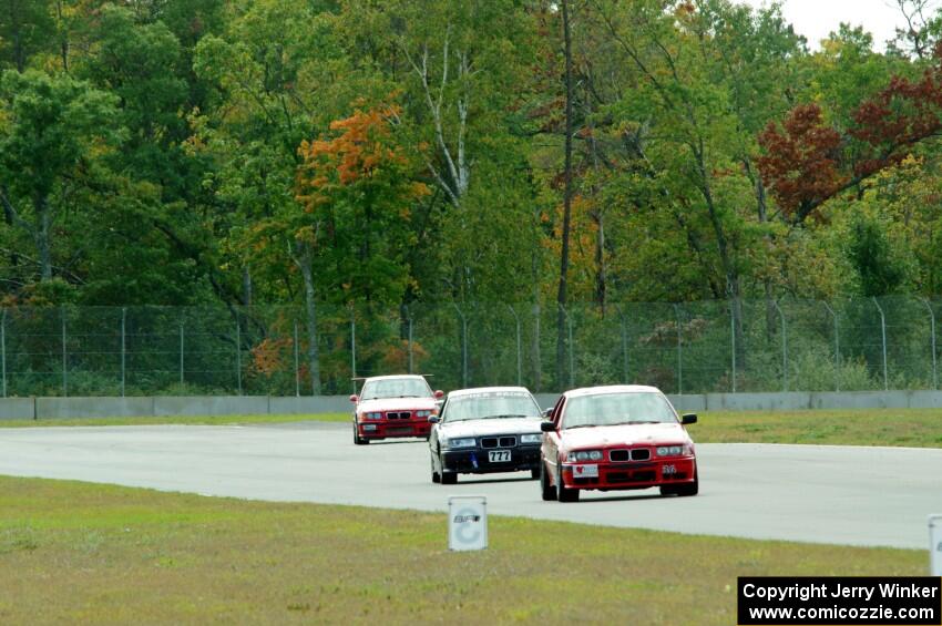 Ambitious But Rubbish Racing BMW 325, Gopher Broke Racing BMW M3 and In the Red 1 BMW M3