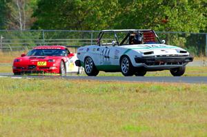 Rat Patrol Triumph TR-7 and Braunschweig Chevy Corvette