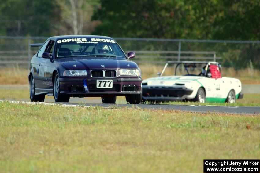 Gopher Broke Racing BMW M3 and Rat Patrol Triumph TR-7