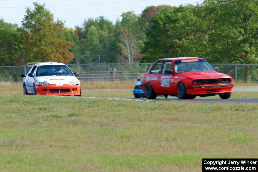 E30 Bombers BMW 325i and Flatline Performance Honda Civic