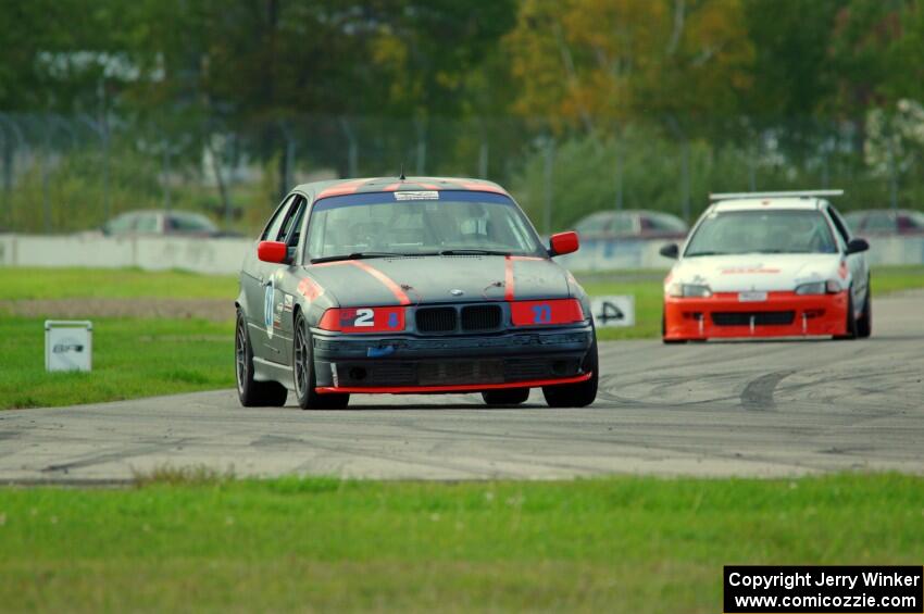 North Loop Motorsports BMW 323is and Flatline Performance Honda Civic