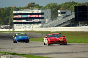 Braunschweig Chevy Corvette and 50 Shades of Blue Mazda Miata