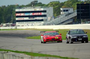 Gopher Broke Racing BMW M3 and Braunschweig Chevy Corvette