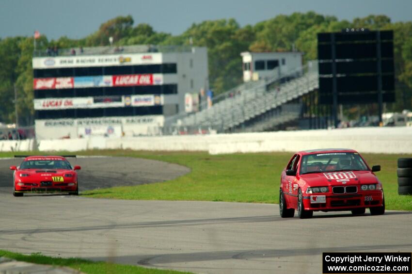 Ambitious But Rubbish Racing BMW 325 and Braunschweig Chevy Corvette