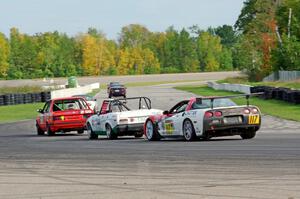 E30 Bombers BMW 325i, Rat Patrol Triumph TR-7 and Braunschweig Chevy Corvette