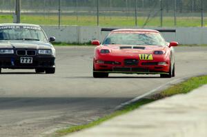 Braunschweig Chevy Corvette and Gopher Broke Racing BMW M3