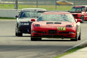 Braunschweig Chevy Corvette and Gopher Broke Racing BMW M3