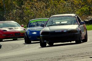 Fujin Racing Honda Civic and 50 Shades of Blue Mazda Miata