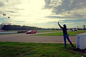 In the Red 1 BMW M3 takes the checkered flag.