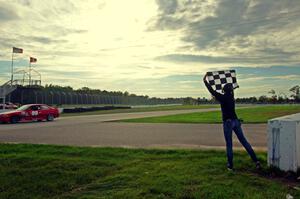 In the Red 1 BMW M3 takes the checkered flag.