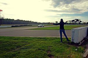 Gensoku Mazda Miata takes the checkered flag.