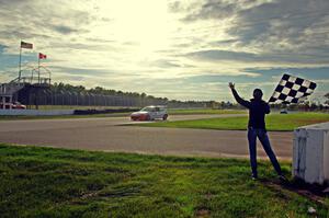 Flatline Performance Honda Civic takes the checkered flag.