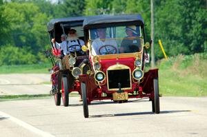 Todd Asche's 1910 Maxwell and Steven Williams' 1908 Buick