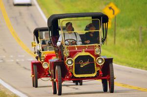 Tom van Meeteren's 1910 Buick and Walter Burton's 1910 Buick