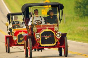 Tom van Meeteren's 1910 Buick and Walter Burton's 1910 Buick