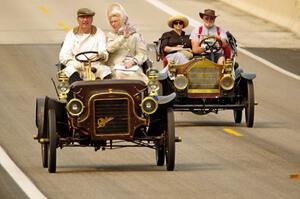 Peter McIntyre's 1906 Cadillac and Steve Boyd's 1910 Brush